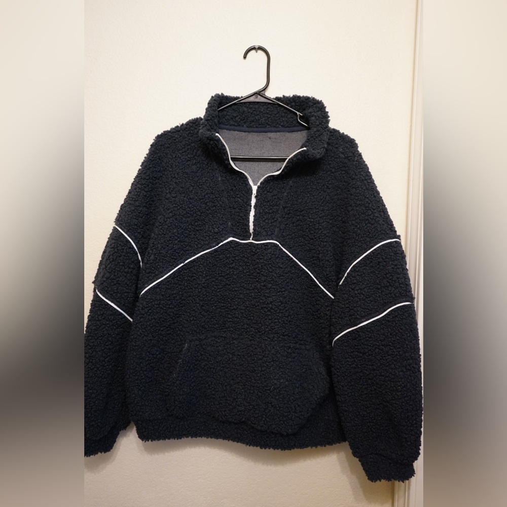 Misguided Quarter Zip Sweater